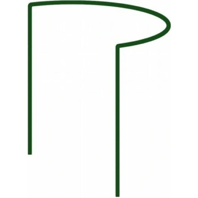 Kruhová podpěra pro rostliny, 1/2 kruhu, průměr 40 cm / výška 70 cm – Zbozi.Blesk.cz