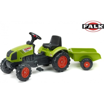 Falk Traktor Claas Arion 410 s valníkem zelený