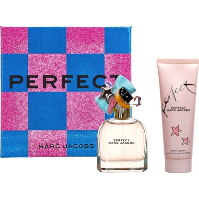Marc Jacobs Perfect parfumovaná voda 50 ml + telové mlieko 75 ml, darč. kazeta