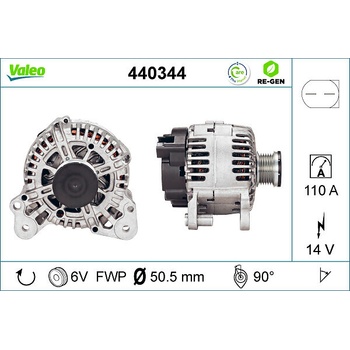 Alternátor VALEO 440344