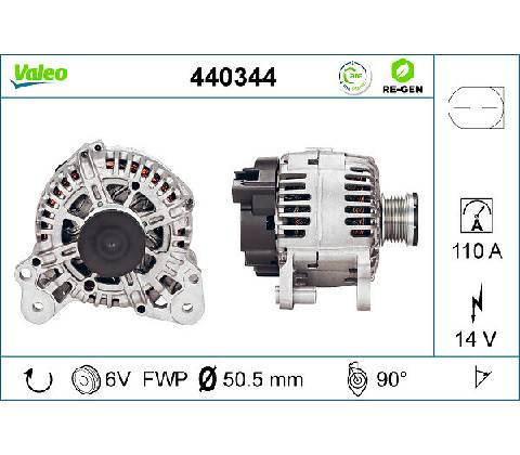 Alternátor VALEO 440344