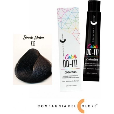 Compagnia Del Colore Kalei Barva na vlasy BLACK MOKA 100 ml