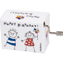 Fridolin Hrací strojek narozeninový Kluk a holka Happy Birthday