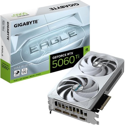 GIGA VGA 16GB RTX5060TI EAGLE-OC-ICE-16G 3xDP/HDMI GeForce RTX 5060 Ti EAGLE OC ICE 16G (GIGABYTE-N506TEAGLEOC-ICE-16GD)