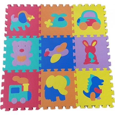 Alltoys puzzle zvířátka a dopravní prostředky 9 ks – Zboží Dáma