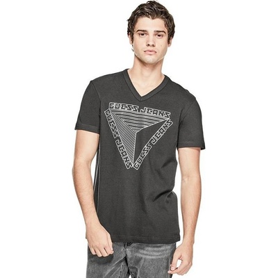 Guess Ivan v neck černé