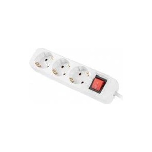 Lanberg Schuko 3 Way Multi-socket Adapter Lanberg PS1-03F-0150-W 1, 5 m White 2500 W