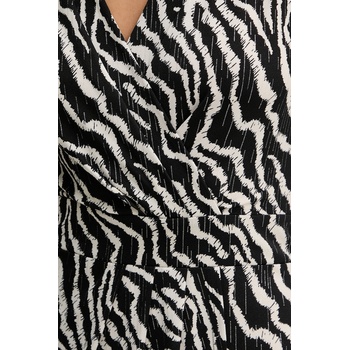 Morgan Рокля Morgan в черно къса със стандартна кройка RUDDY (RUDDY)