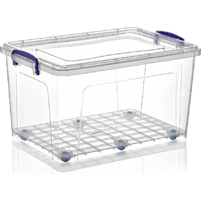 Dunya Box Clear 42L vysoký s kolečky
