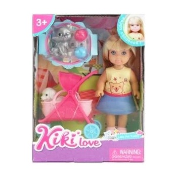 Trifox Doll with stroller and pets