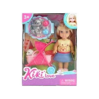 Trifox Doll with stroller and pets