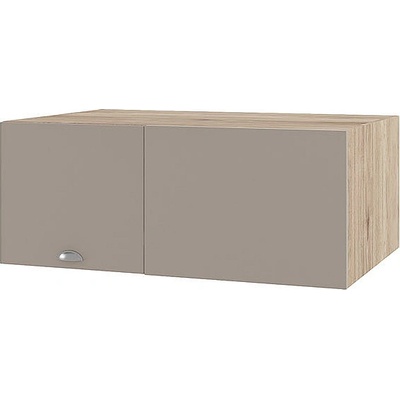 ИРИМ Горен ъглов кухненски шкаф Сити АРФ-Капучино мат-11-113 90 см