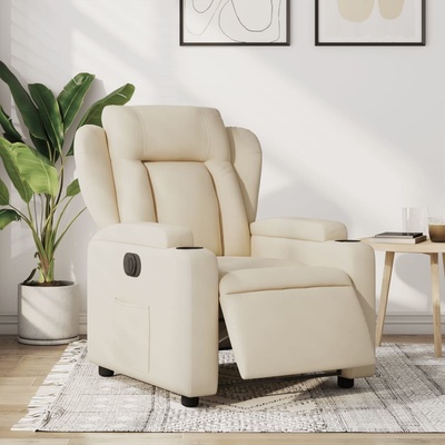 vidaXL 3204467 Elektrické polohovací krémové textil