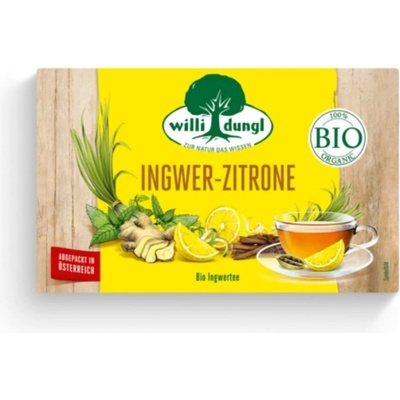 Willi Dungl Bio čaj se zázvorem a citronem 36 g