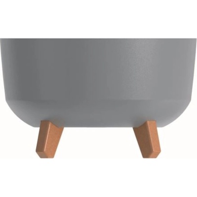 Prosperplast Kvetináč GRACIA LOW 38 cm sivá