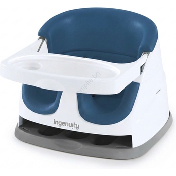 Ingenuity - Бустер за стол за хранене 2 в 1 BABY BASE тъмносин (AG1096)
