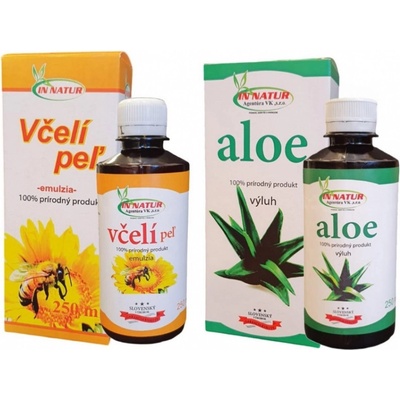 Včelí pyl + extrakt z Aloe Vera 100% přírodní koncentrát 250 ml