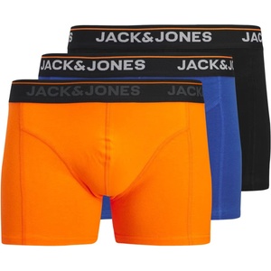 Jack & Jones Набор от три - мъжки боксерки Jack and Jones многоцветни Jack & Jones | Cheren Sin Oranzhev Mnogotsveten | МЪЖЕ | XL