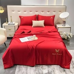 EmonaMall Спално бельо с тънка олекотена завивка EmonaMall, 4 части - Модел S17189 (S17189-6666f7)