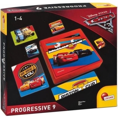 Lisciani Cars 3 Progressive 9 postupně se zvětšující puzzle