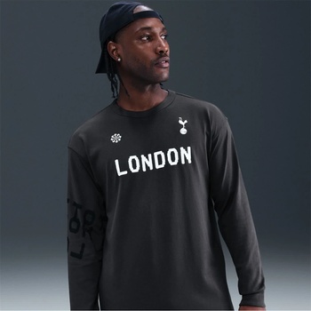 Nike Тениска Nike Men's Tottenham Hotspur Licensed Long Sleeve T-Shirt - Black