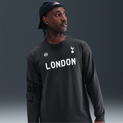 Nike Тениска Nike Men's Tottenham Hotspur Licensed Long Sleeve T-Shirt - Black