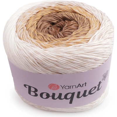 Stoklasa Bavlněná pletací příze Bouquet 250 g Balení: 1 ks, Varianta: 3 (707) béžovobílá béžová 3 (707) béžovobílá béžová