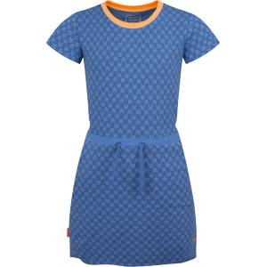 Trollkids Детска рокля Trollkids Girl's Noresund Dress - Cornflower / Mystic Blue / Coral Haze - размер 110 (EU) (701-2603-0513)