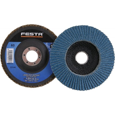 Festa Kotouč lamelový 125 mm P60 22146