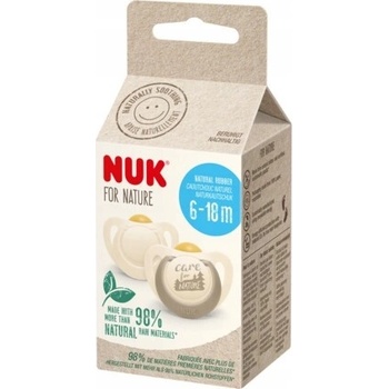 Nuk latex cumlík For Nature 2 ks zelená