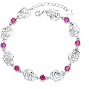 Silenti Jewelry Сребърна гривна "Пепел от Рози