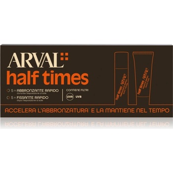 Arval Half Times Fast Tanning Bottle + Tube Set защитно олио за ускоряване на тена