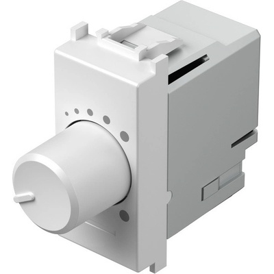 TEM Димер ротативен R0-180W LED0-180VA 1M, цвят Бял гланц, Modul - EM14PW (EM14PW)