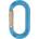 DMM Карабинер с щифт Dmm PerfectO Schnappkarabiner Snapgate carabiner - Blue - размер Single (321-0203-0311)