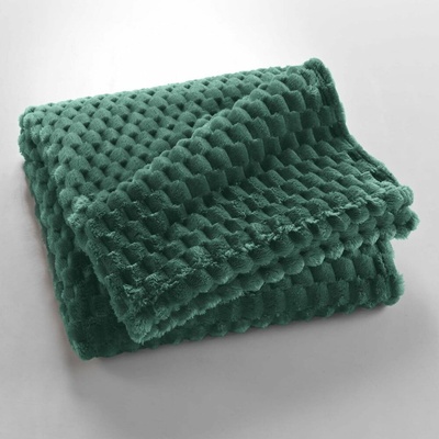 douceur d'intérieur Mini Frosty deka zelená 125x150