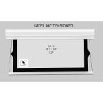 Screenline Моторизиран прожекционен екран, за вграждане в таван, Screenline INCEILING TENS Home Vision, 244x137 (110"), 16: 9, бял, стенен превключвател (SL-IT244DHV) Прожекционни екрани