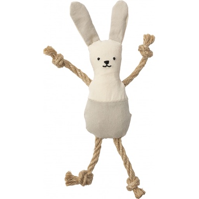 FuzzYard Life Cat plyšový králík krémový s šantou kočičí 12 x 4,1 cm – Hledejceny.cz