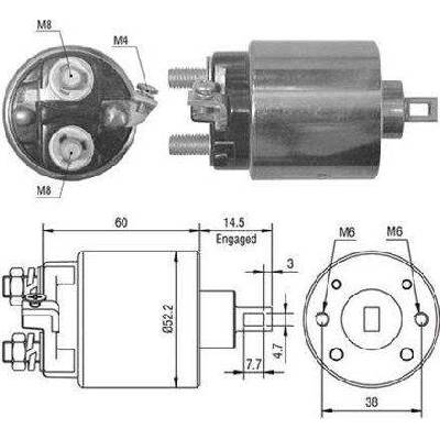 Elektromagnetický spínač, startér MAGNETI MARELLI 940113050022