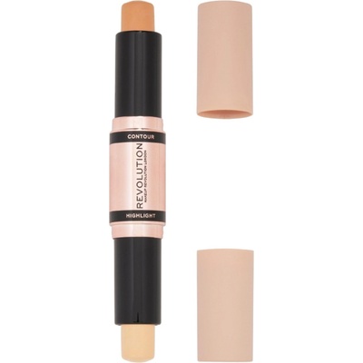 Makeup Revolution Стик контур и хайлайтър, Light, 2 x 4.3 g