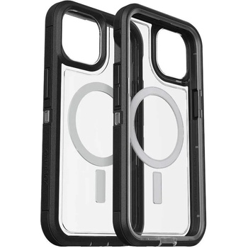 OtterBox Defender XT Case - хибриден удароустойчив кейс с MagSafe за iPhone 14 Pro (черен-прозрачен)