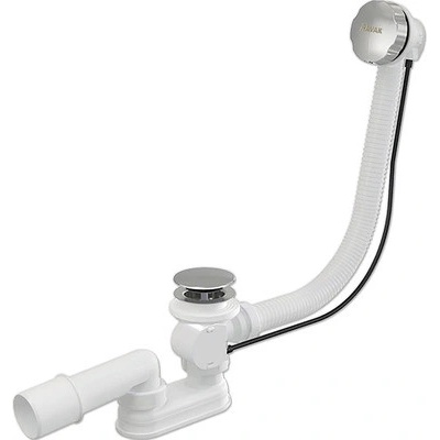 Ravak vaňový sifón bowden 800 s hranatým prepadom, chróm, X01506