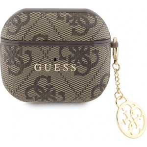 Guess 4G PU Charm калъф за AirPods 3, кафяв (57983129999)