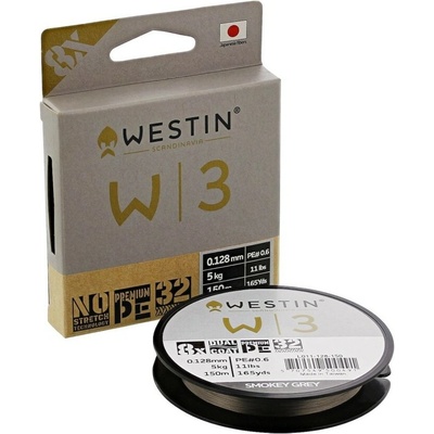 Westin W3 8-Braid Smokey Grey 150m 0,205mm