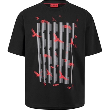 Hugo Мъжка блуза с яка Hugo Hugo Digraph 10266060 01 Polo Shirt Mens - Black