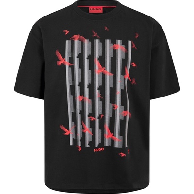 Hugo Мъжка блуза с яка Hugo Hugo Digraph 10266060 01 Polo Shirt Mens - Black