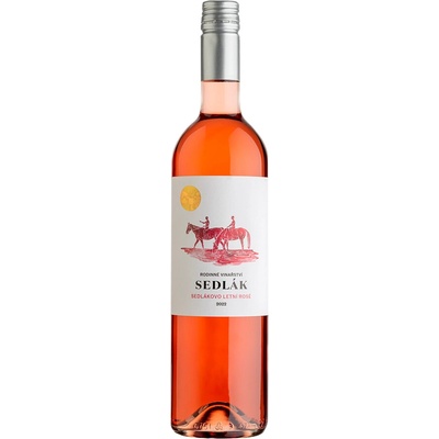 Sedlák Sedlákovo letní rosé zemské 2025 11,5% 0,75 l (čistá fľaša)