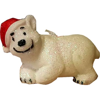 Vianočná sviečka medveď AC0125 6cm