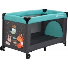 Petite&Mars Cestovná postieľka Koot Fox Aqua