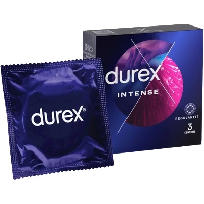 Durex 3 бр. Durex Intense релефни презервативи