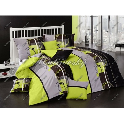 Matějovský obliečky Jamisson green krep 210x240 2x70x90